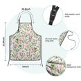 thumbnail image 7 of Pioneer Flower Floral Print Pattern Kids Aprons for Girls and Boys,Adjustable Neck Strap Toddler Aprons for Kids Cooking Baking, 7 of 7