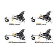 HoverTech Hovercart 1 Seater Go-Kart - Black