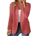 thumbnail image 2 of Pyhlmscde Women Cardigan Sweater Chunky Jacket Coat Fall Outwear Trendy Outfits, Business Casual Outfits for Women, Suit Jackets for Women, Women's Blazers & Suit Jackets A L, 2 of 6