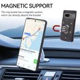 thumbnail image 5 of ELEHOLD for Google Pixel 7 Leather Wallet Case,with Card Slots Holders Ring Stand Magnetic Buckle Kickstand Function Shockproof Purse Case, Black, 5 of 8