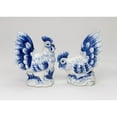 thumbnail image 2 of Dutch Blue Ceramic Country Rooster Salt And Pepper Shakers, Farm and Ranch Decor, Gift for Mom, 2 of 6