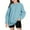 #06 Light Blue, variant on Girls Sweatshirts Crewneck Oversized Pullover for Toddler Clothes Girl Cotton Top Long Sleeve Casual Cotton Fall Winter Fleece Warm Sweatshirts for Kids