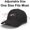 thumbnail image 4 of Baseball Cap Golf Dad Hat Adjustable Cotton Hat Unconstructed Plain Cap Men Women, 4 of 6