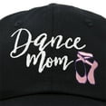 thumbnail image 2 of DALIX Dance Mom Hat Support Daughter Embroidered Cotton Cap in Black, 2 of 6