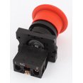 thumbnail image 2 of Interruptor de botón de parada de hongo auto-bloqueante de 600V 10A con 2 terminales, 2 of 2