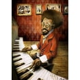 thumbnail image 2 of Sola, Bresso 18x24 White Modern Wood Framed Museum Art Print Titled - The Pianist, 2 of 4