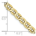 thumbnail image 4 of Auriga Fine Jewelry 14K Yellow Gold 4.75mm Anchor Chain Necklace 22inch for Women, 4 of 5