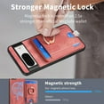 thumbnail image 6 of Dteck Case for Google Pixel 8 with Stand,2 in 1 Detachable Magnetic Leather Card Slot Wallet Case Ring Holder Kickstand Protective Shockproof Back Cover for Google Pixel 8,Pink, 6 of 10