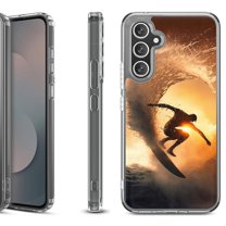 Shockproof Protective Phone Case Cover for Samsung Galaxy S25 FE, by OneToughShield - Surfing