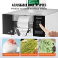 thumbnail image 3 of KFFKFF Commercial Snowflake Ice Machine, 397LBS/24H Snowflake Ice Maker, Stainless Steel Ice Shaver Machine, Electric Snow Cone Maker, Air Cooling System for Rapid Heat Dissipation, 3 of 9