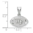 thumbnail image 2 of FB Jewels Sterling Silver Wake Forest University Football Pendant, 2 of 2