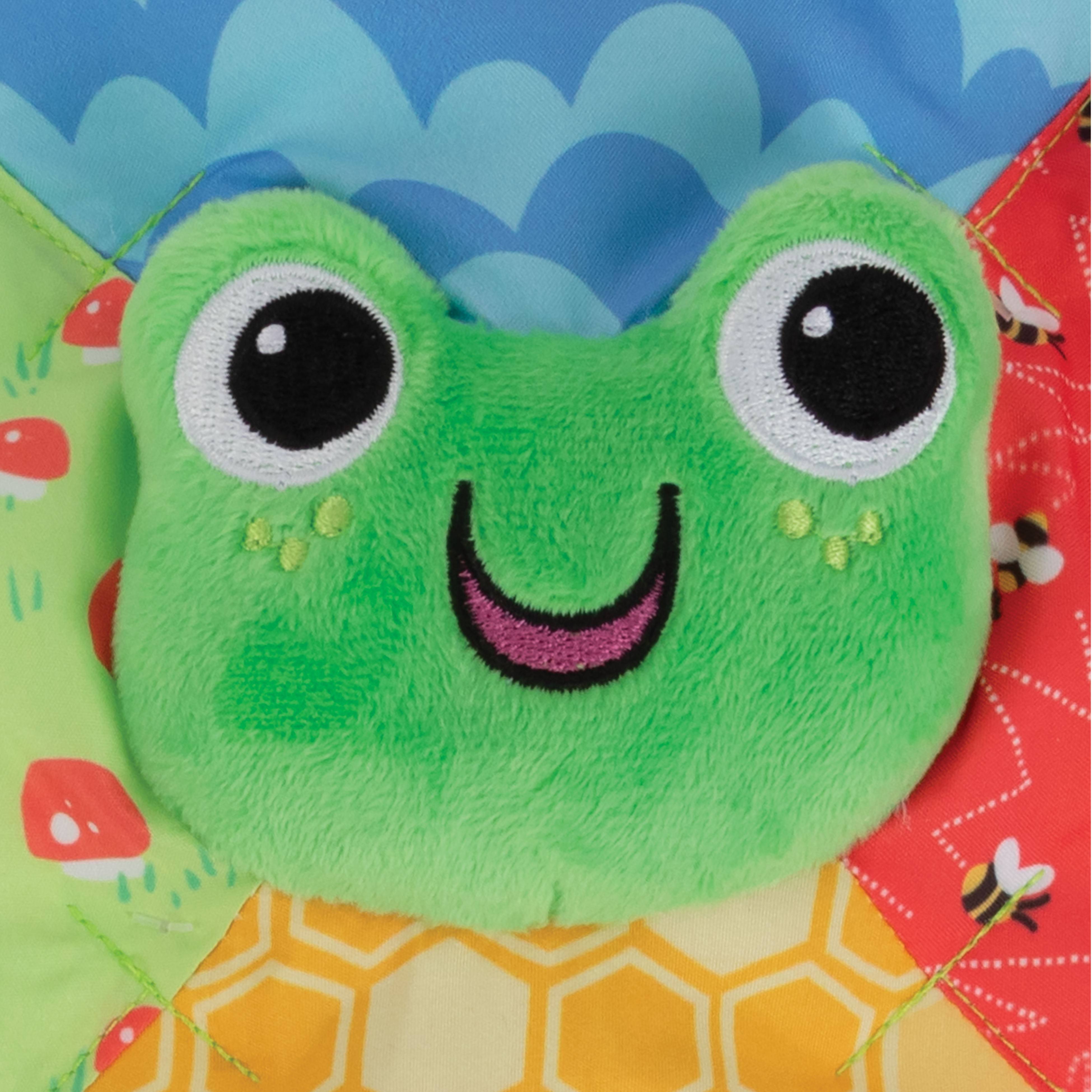 Nuby Teething Blankie and Teether Toy Frog Design photo 3