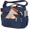 thumbnail image 3 of Women Shoulder Handbag Roomy Multiple Pockets Bag Ladies Crossbody Purse Tote Top Handle Satchel, 3 of 7