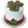 Iridescent Pine Cone Cupcake Decoration Picks 12 ct