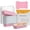 Pink, variant on Mini Baking Pans With Lids 50 Pack, 6.8oz Aluminum Foil Small Loaf Pans Tins Holders,Rectangle Baking Cups Muffin Tins,Disposable Ramekins Muffin Cups For Mini Cake Bread -Red
