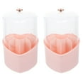thumbnail image 3 of HOMEMAXS 2pcs Heart Shape Cosmetic Brush Holder Makeup Brush Holder with Lid Plastic Pen Holder Pencil Storage Holder, 3 of 8