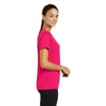 thumbnail image 3 of Sport-Tek Ladies PosiCharge Tough Tee-XS (Pink Raspberry), 3 of 6