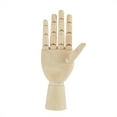 thumbnail image 2 of Portable LeftRight Hand Wooden Hand Model, Wooden Mannequin Hand, Home Decor for Sketching, Drawing, Office Decoration, 2 of 7