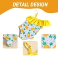 thumbnail image 3 of Laklulu Baby swimsuit girl little girls swimsuit  Girls One-Shoulder + High Waist Bottom Swimsuit (2 Piece), 3 of 6