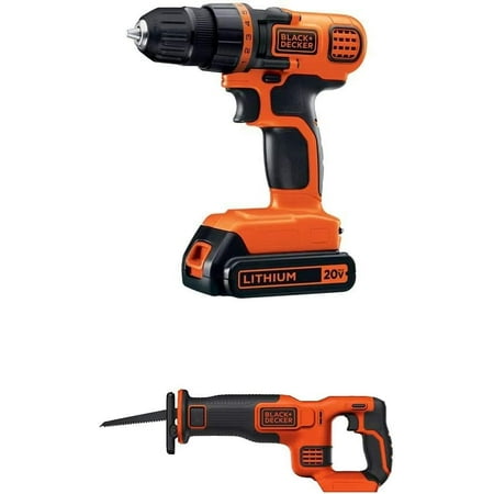 

BLACK+DECKER 20V MAX* Cordless Drill / Driver 3/8-Inch (LDX120C)
