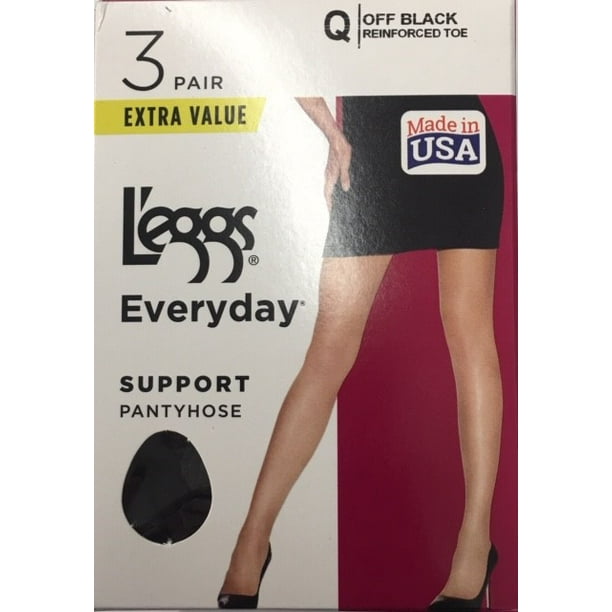 Hanes L'eggs Women's Everyday Control Top Pantyhose, 3 Pair