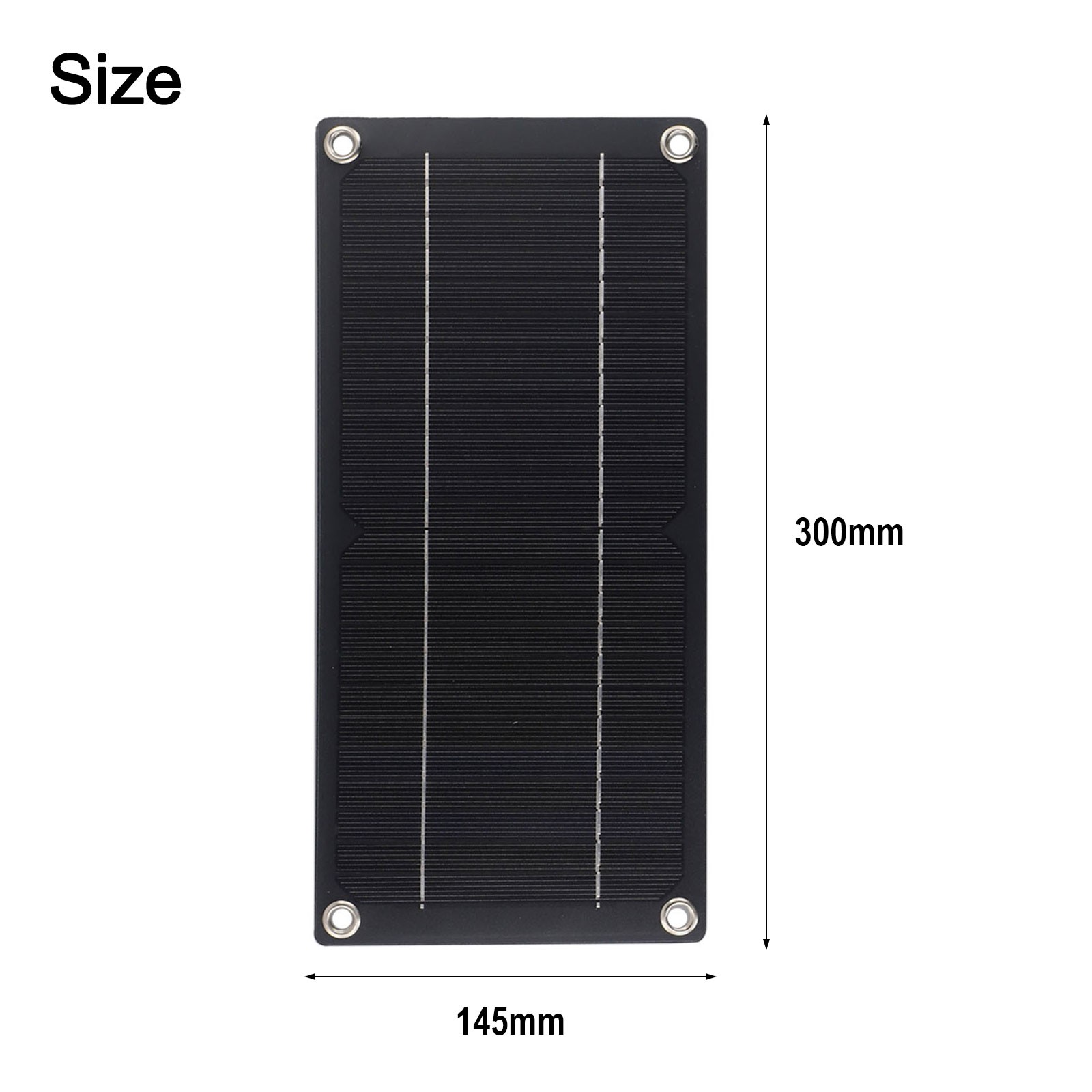 60W Solar Panel Kit 12V Trickle Battery Charger For Car Van Caravan Boat Smile Home