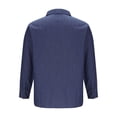 thumbnail image 4 of Men's Denim Shirts Casual Regular Fit Button Down Solid Color Tops Fashion Slim Fit Long Sleeve Jackets, 4 of 5