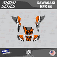 thumbnail image 2 of Kalair GFX Graphics Kit for Kawasaki ATV KFX 80 (2003-2006) Shred Series, 2 of 5