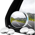 thumbnail image 1 of Paquete de 4 espejos giratorios de 50mm para coche, espejo sin marco con rotación de 360 ​​grados, pantalla HD, autoadhesiva, convexa, vista, espejo para coche Ct, ángulo de espejo, exterior, 1 of 5