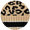 Camel, variant on Winter Knit Leopard Striped Beanie - Black