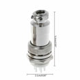 thumbnail image 3 of serony 5 Pairs/set Male Female Aviation Connector Socket Metal Silver Aviation Plug Accessory GX12-2, 3 of 7