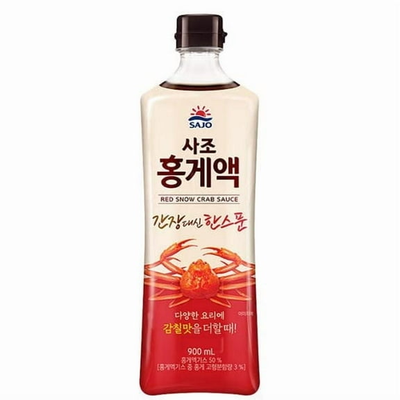 Sajo Red Crab Flavored Seasoning Sauce 사조홍게액 900ml(30.43fl oz)