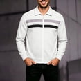 thumbnail image 6 of Men Casual Cardigan Sweaters Full Zipper Closure Long Sleeve Waffle Jackets, 6 of 6