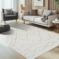 thumbnail image 4 of RUGKING 6x9 Area Rug Living Room Bedroom Washable Rug Boho Carpet Non Slip Taupe Mat for Dinning Room, 4 of 9