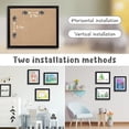 thumbnail image 2 of Golden State Art 10x12.5 Kids Art Frames, Front-Opening, Black, Pack of 8, 2 of 8