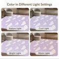 thumbnail image 7 of ODIKA 8'x10' Washable Area Rug Durable, Non-Slip Purple Dreamy Circle Motif Ombre Gradient Watercolor Contemporary for Living Room, Under Sectional, Family, 7 of 7