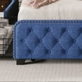 thumbnail image 4 of Kacho Queen Size Half Self-Close and Open Murphy Bed Cabinet Space-Saving Bed Perfect for Guest Room, for Bed Room, Guest Room, Home Office, Rustic White, 4 of 8