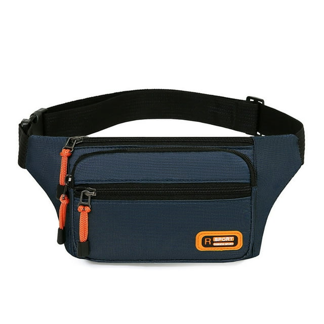 mmirethe Sac Banane Réglable Imperméable pour les Amateurs de Voyages Activités Extérieures Bleu