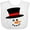 AA-White, variant on Inktastic Snowman with Top Hat and Carrot Nose Boys or Girls Baby Bib
