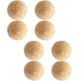 thumbnail image 3 of 8 Pcs Ballons Ronds Accessoires de Soccer de Table Bois et Liège Ballons de Remplacement pour Familles, 3 of 8