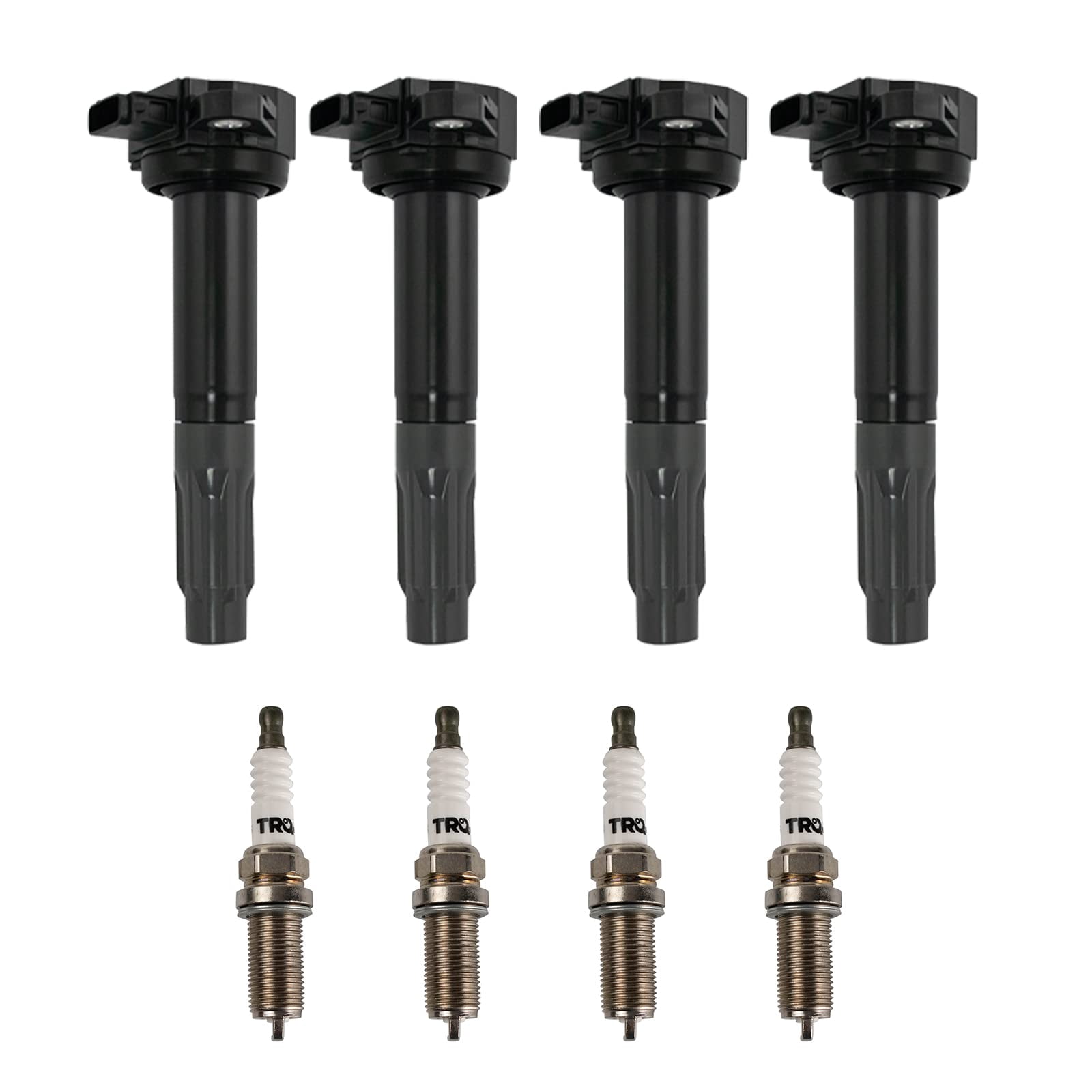 TRQ Ignition Coil & Iridium Spark Plug Kit Set for Subaru Legacy Outback 2.5L H4 ICA71899