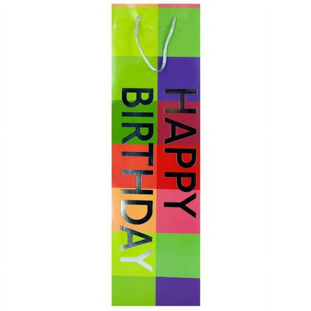 Happy Birthday Bottle Gift Bag (Available in a pack of 24)