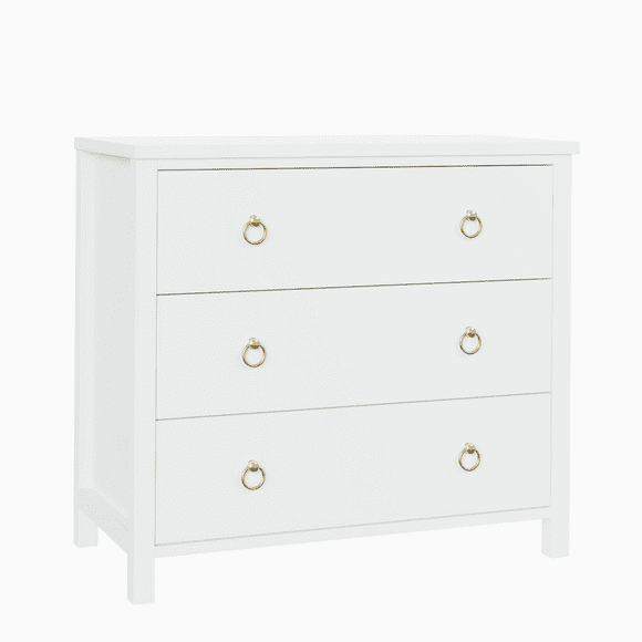 Modern Storage Dresser Cabinet for Bedroom – Spacious Wooden Chest with Drawers – Versatile for Clothes, Accessories, Nursery, Living Room, or Hallway – Available in White or Black