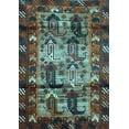thumbnail image 1 of Ahgly Company Indoor Rectangle Persian Light Blue Traditional Area Rugs, 7' x 9', 1 of 4