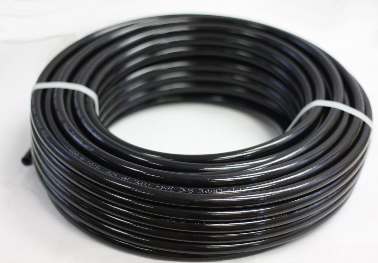 5/8" OD x 100' Black SAE J844 Nylon Air Brake Tubing DOT Approved | Pneumatic Nylon Air Line Hose for Air Brake System