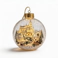 thumbnail image 2 of CaiYueKe Light Up Christmas Ornament Ball with Mini Holiday Scene, Glowing Tree Hanging Decoration with Warm Lights, Festive Story Scene Pendant for Christmas Tree Window Mantel, 2 of 7