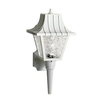 SF77/853 Nuvo Lighting One Light Outdoor Wall Lantern-8 Inches Wide by 17.5 Inches High-White Finish
