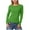 P02-Green, variant on Towmus Women Long Sleeve Basic Tops Solid Color Fall Shirt Crew Neck Slim Fitted Winter Clothes, Black, L