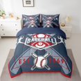 thumbnail image 5 of Erosebridal Baseball Player 7 Piece Bedding Sets Baseball Comforter Bed in a Bag Sports Printed Quilt with Sheet Set, Teen Bedroom Decor,Twin 7Pcs,Washington, 5 of 5