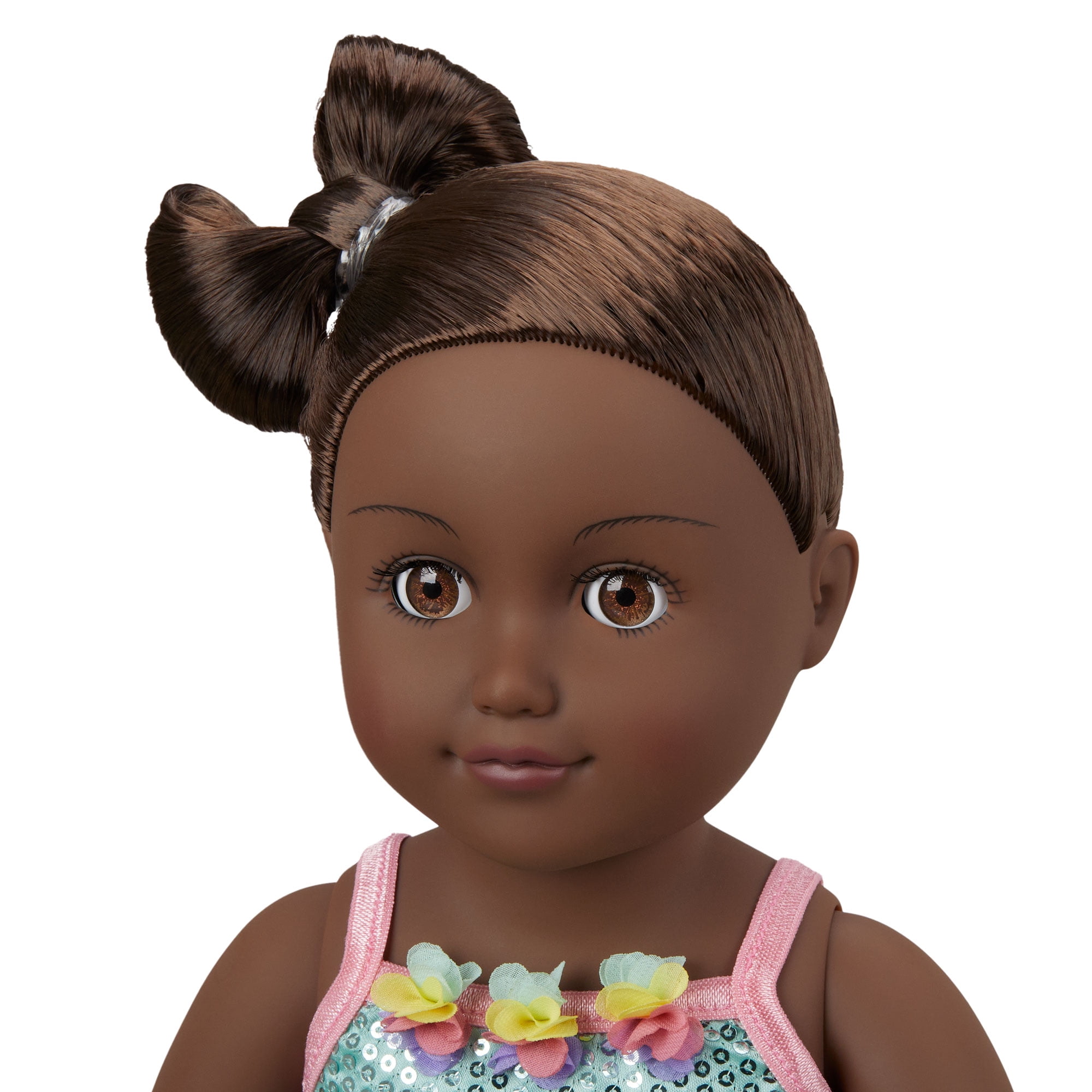 My Life As Harmony Posable 18 inch Doll, Dark Brunette Hair, Brown Eyes  (图5)